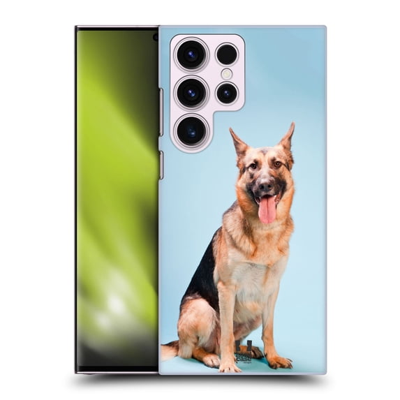 Head Case Designs Popular Dog Breeds German Shepherd Dog Hard Back Case Compatible with Samsung Galaxy S23 Ultra 5G