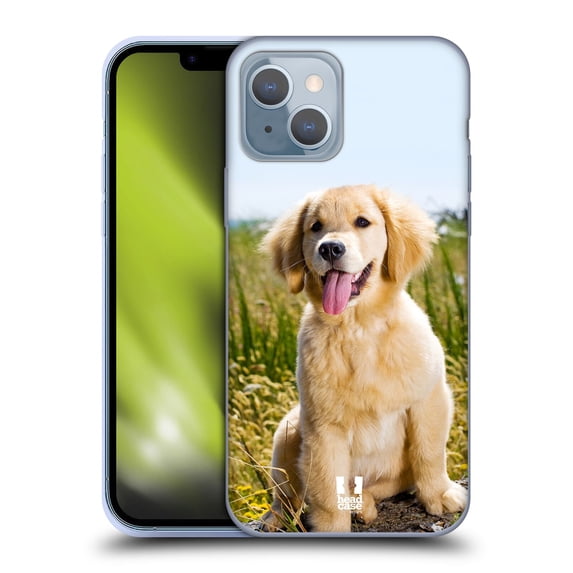 Head Case Designs Popular Dog Breeds Golden Retriever Puppy Soft Gel Case Compatible with Apple iPhone 14