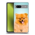 thumbnail image 1 of Head Case Designs Popular Dog Breeds Pomeranian Dog Soft Gel Case Compatible with Google Pixel 7a, 1 of 7