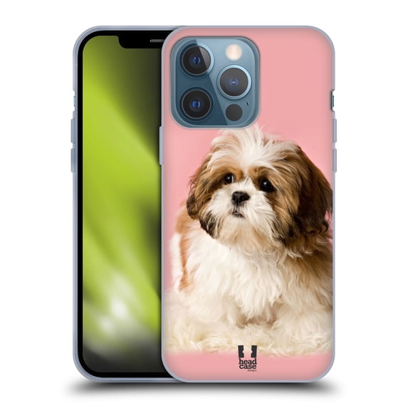 Head Case Designs Popular Dog Breeds Shih Tzu Puppy Soft Gel Case Compatible with Apple iPhone 13 Pro
