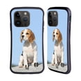 thumbnail image 1 of Head Case Designs Popular Dog Breeds Sitting Beagle Puppy Hybrid Case Compatible with Apple iPhone 15 Pro, 1 of 7