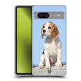 thumbnail image 1 of Head Case Designs Popular Dog Breeds Sitting Beagle Puppy Soft Gel Case Compatible with Google Pixel 7a, 1 of 7