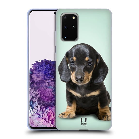 Head Case Designs Popular Dog Breeds Sitting Dachshund Puppy Soft Gel Case Compatible with Samsung Galaxy S20+ / S20+ 5G