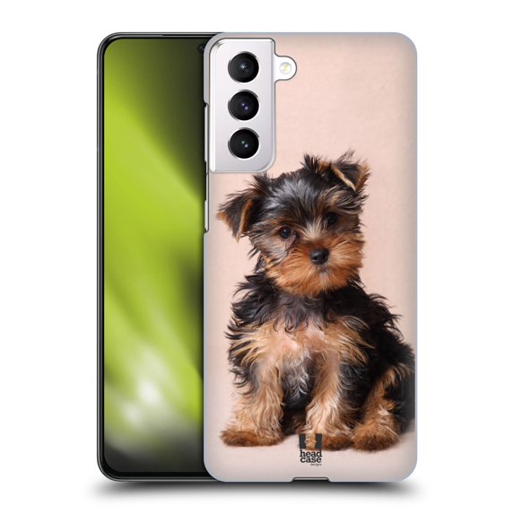 Head Case Designs Popular Dog Breeds Yorkshire Terrier Puppy Hard Back Case Compatible with Samsung Galaxy S21 5G