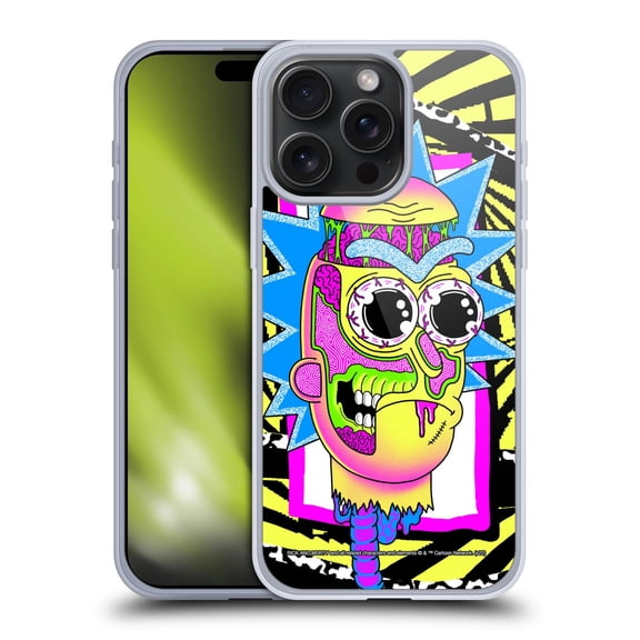 Head Case Designs Rick And Morty Season 1 & 2 Graphics Rick Soft Gel Case for Apple iPhone 15 Pro Max