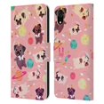 thumbnail image 1 of Head Case Designs Space Unicorns Pug Leather Book Wallet Case Cover Compatible with Apple iPhone XR, 1 of 6