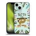 thumbnail image 1 of Head Case Designs Spirit Animal Illustrations Sloth Soft Gel Case Compatible with Apple iPhone 13 Mini, 1 of 7
