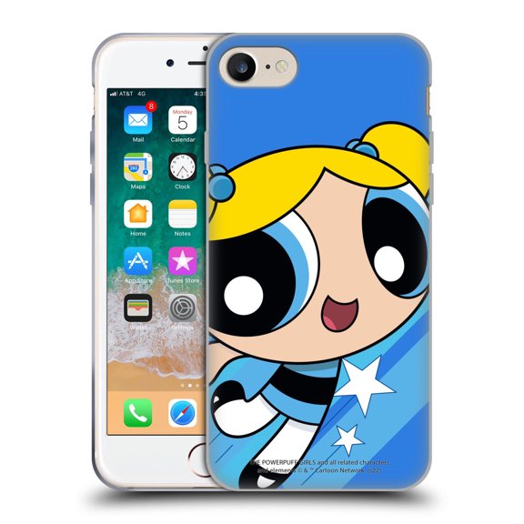 Head Case Designs The Powerpuff Girls Graphics Bubbles Soft Gel Case for Apple iPhone 7 / 8 / SE 2020 & 2022