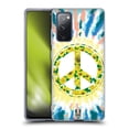 thumbnail image 1 of Head Case Designs Tie Dye Mix Flower Peace Sign Soft Gel Case Compatible with Samsung Galaxy S20 FE / 5G, 1 of 7