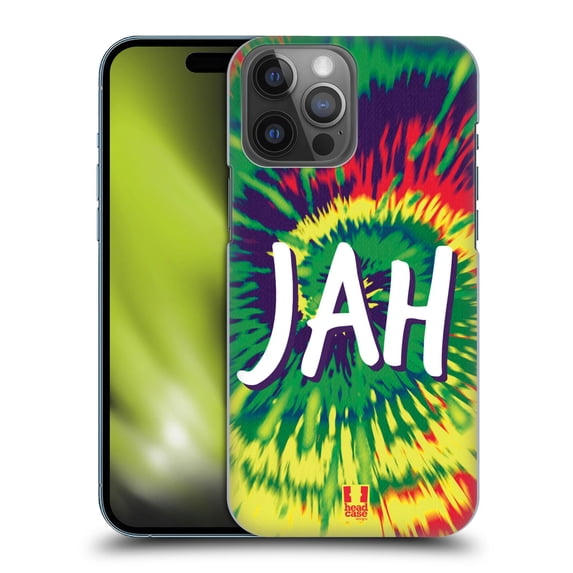 Head Case Designs Tie Dye Mix Jah Hard Back Case Compatible with Apple iPhone 14 Pro Max