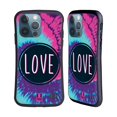 thumbnail image 1 of Head Case Designs Tie Dye Mix Love Hybrid Case Compatible with Apple iPhone 13 Pro, 1 of 7