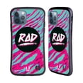 thumbnail image 1 of Head Case Designs Tie Dye Mix Rad Hybrid Case Compatible with Apple iPhone 12 / iPhone 12 Pro, 1 of 7