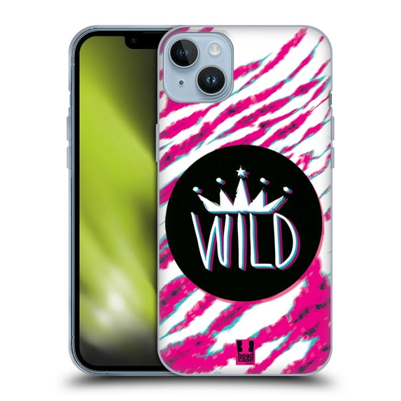 Head Case Designs Tie Dye Mix Wild Soft Gel Case Compatible with Apple iPhone 14 Plus