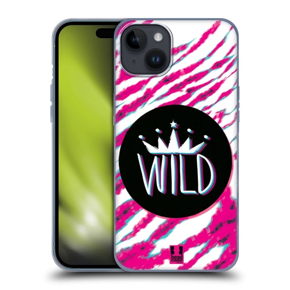 Head Case Designs Tie Dye Mix Wild Soft Gel Case Compatible with Apple iPhone 15 Plus