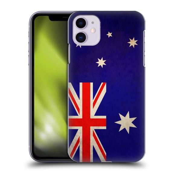 Head Case Designs Vintage Flags Australia Australian Hard Back Case Compatible with Apple iPhone 11