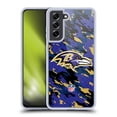thumbnail image 1 of Head Case Designs NFL Baltimore Ravens Logo Camou Soft Gel Case for Samsung Galaxy S21 FE 5G, 1 of 3