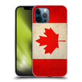 thumbnail image 1 of Head Case Designs Vintage Flags Canada Canadian Maple Leaf Soft Gel Case Compatible with Apple iPhone 12 Pro Max, 1 of 7