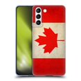 thumbnail image 1 of Head Case Designs Vintage Flags Canada Canadian Maple Leaf Soft Gel Case Compatible with Samsung Galaxy S21 5G, 1 of 7