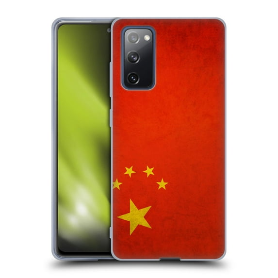 Head Case Designs Vintage Flags China Chinese Soft Gel Case Compatible with Samsung Galaxy S20 FE / 5G