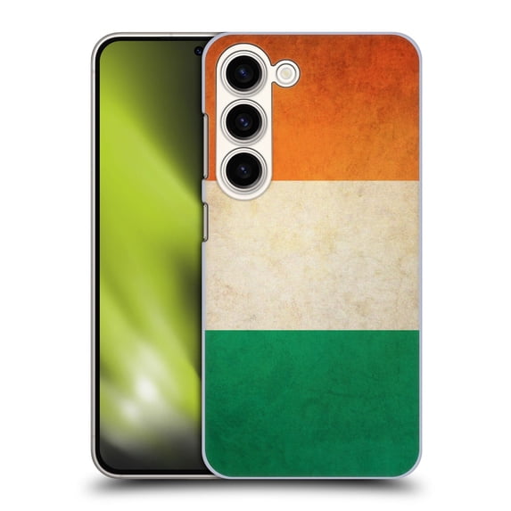 Head Case Designs Vintage Flags Ireland Irish Éire Hard Back Case Compatible with Samsung Galaxy S23 5G
