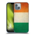 thumbnail image 1 of Head Case Designs Vintage Flags Ireland Irish Éire Soft Gel Case Compatible with Apple iPhone 14, 1 of 7