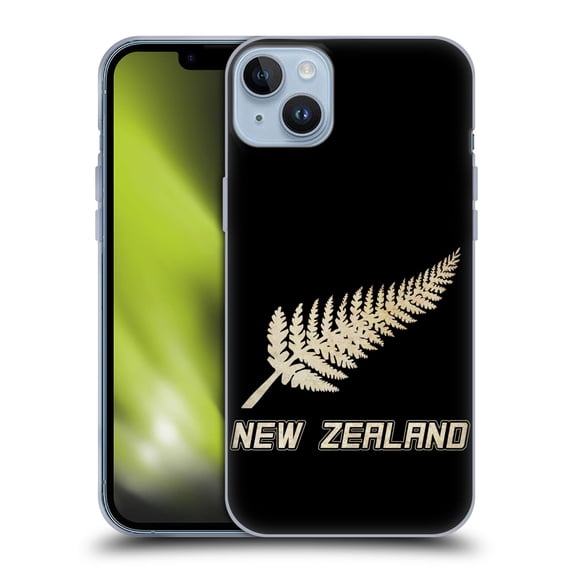 Head Case Designs Vintage Flags New Zealand Portrait Soft Gel Case Compatible with Apple iPhone 14 Plus