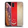 thumbnail image 1 of Head Case Designs Vintage Flags Singapore Singaporean Soft Gel Case Compatible with Apple iPhone XS Max, 1 of 7
