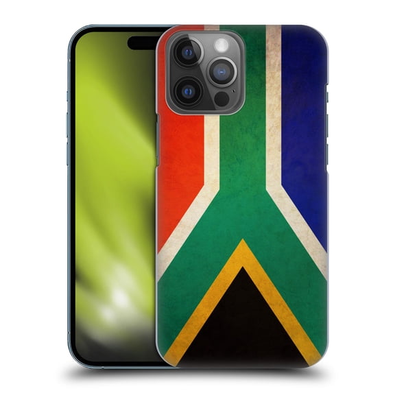 Head Case Designs Vintage Flags South Africa South African Hard Back Case Compatible with Apple iPhone 14 Pro Max