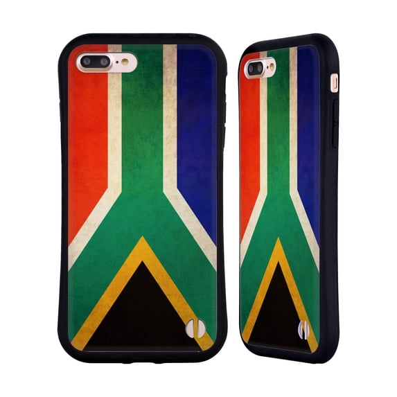 Head Case Designs Vintage Flags South Africa South African Hybrid Case Compatible with Apple iPhone 7 Plus / iPhone 8 Plus