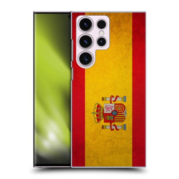 Head Case Designs Vintage Flags Spain Spanish España Hard Back Case Compatible with Samsung Galaxy S23 Ultra 5G