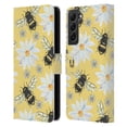 thumbnail image 1 of Head Case Designs Watercolour Insects Bees Leather Book Wallet Case Cover Compatible with Samsung Galaxy S22+ 5G, 1 of 6