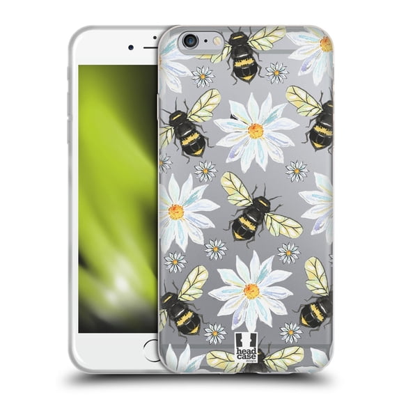 Head Case Designs Watercolour Insects Bees Soft Gel Case Compatible with Apple iPhone 6 Plus / iPhone 6s Plus