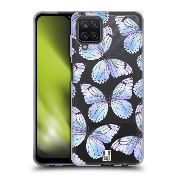 Head Case Designs Watercolour Insects Butterflies Soft Gel Case Compatible with Samsung Galaxy A12 (2020)