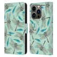thumbnail image 1 of Head Case Designs Watercolour Insects Dragonflies Leather Book Wallet Case Cover Compatible with Apple iPhone 14 Pro, 1 of 6