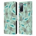 thumbnail image 1 of Head Case Designs Watercolour Insects Dragonflies Leather Book Wallet Case Cover Compatible with Samsung Galaxy S20 FE / 5G, 1 of 6