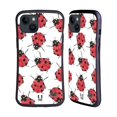 thumbnail image 1 of Head Case Designs Watercolour Insects Ladybugs Hybrid Case Compatible with Apple iPhone 15 Plus, 1 of 7