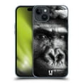 thumbnail image 1 of Head Case Designs Wildlife Black And White Gorilla Soft Gel Case Compatible with Apple iPhone 15 Plus, 1 of 7
