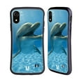 thumbnail image 1 of Head Case Designs Wildlife Close-Up Dolphin Hybrid Case Compatible with Apple iPhone XR, 1 of 7