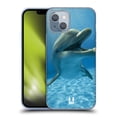 thumbnail image 1 of Head Case Designs Wildlife Close-Up Dolphin Soft Gel Case Compatible with Apple iPhone 14, 1 of 7