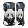 thumbnail image 1 of Head Case Designs Wildlife Close-Up Panda Hybrid Case Compatible with Apple iPhone 13 Pro, 1 of 7