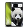 thumbnail image 1 of Head Case Designs Wildlife Close-Up Panda Soft Gel Case Compatible with Google Pixel 8, 1 of 7