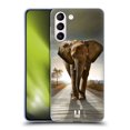 thumbnail image 1 of Head Case Designs Wildlife Elephant Walking On The Road Soft Gel Case Compatible with Samsung Galaxy S21+ 5G, 1 of 7