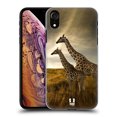 thumbnail image 1 of Head Case Designs Wildlife Giraffe Couple And Landscape Hard Back Case Compatible with Apple iPhone XR, 1 of 7