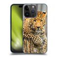 thumbnail image 1 of Head Case Designs Wildlife Leopard Portrait Hard Back Case Compatible with Apple iPhone 15 Pro, 1 of 7
