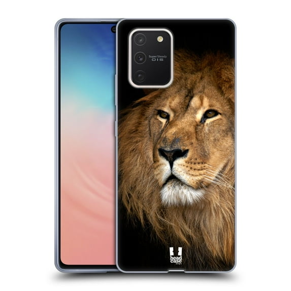 Head Case Designs Wildlife Lion Soft Gel Case Compatible with Samsung Galaxy S10 Lite