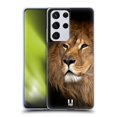 thumbnail image 1 of Head Case Designs Wildlife Lion Soft Gel Case Compatible with Samsung Galaxy S21 Ultra 5G, 1 of 7