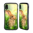 thumbnail image 1 of Head Case Designs Wildlife Little Easter Rabbit Hybrid Case Compatible with Apple iPhone XR, 1 of 7