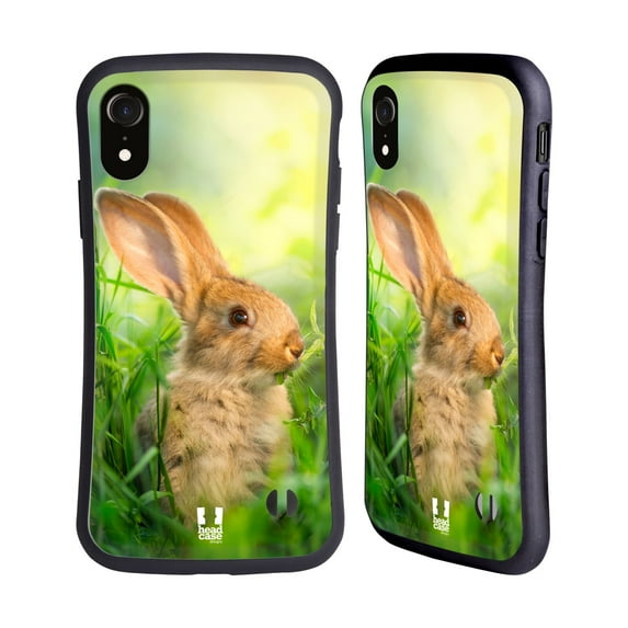 Head Case Designs Wildlife Little Easter Rabbit Hybrid Case Compatible with Apple iPhone XR