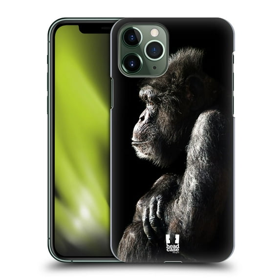 Head Case Designs Wildlife Male Chimpanzee Hard Back Case Compatible with Apple iPhone 11 Pro