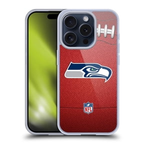 Head Case Designs NFL Seattle Seahawks Graphics Football Soft Gel Case for Apple iPhone 15 Pro